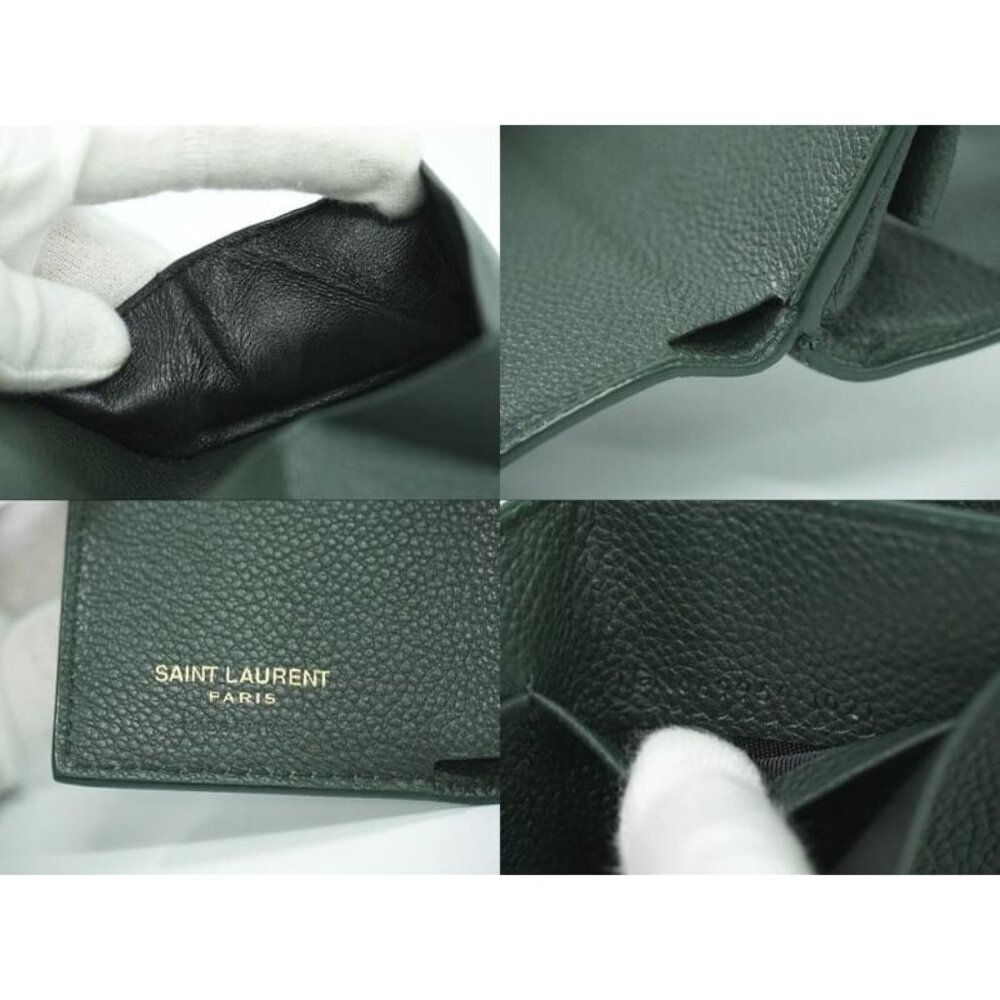 Saint Laurent Origami Tiny Trifold Folding Wallet Compact Wallet - Picture 9 of 9